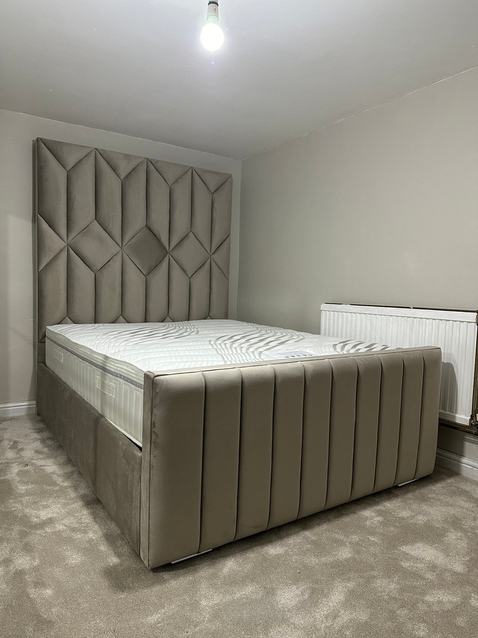 Elegance Luxury Bespoke Bed Upholstery in Various Fabrics